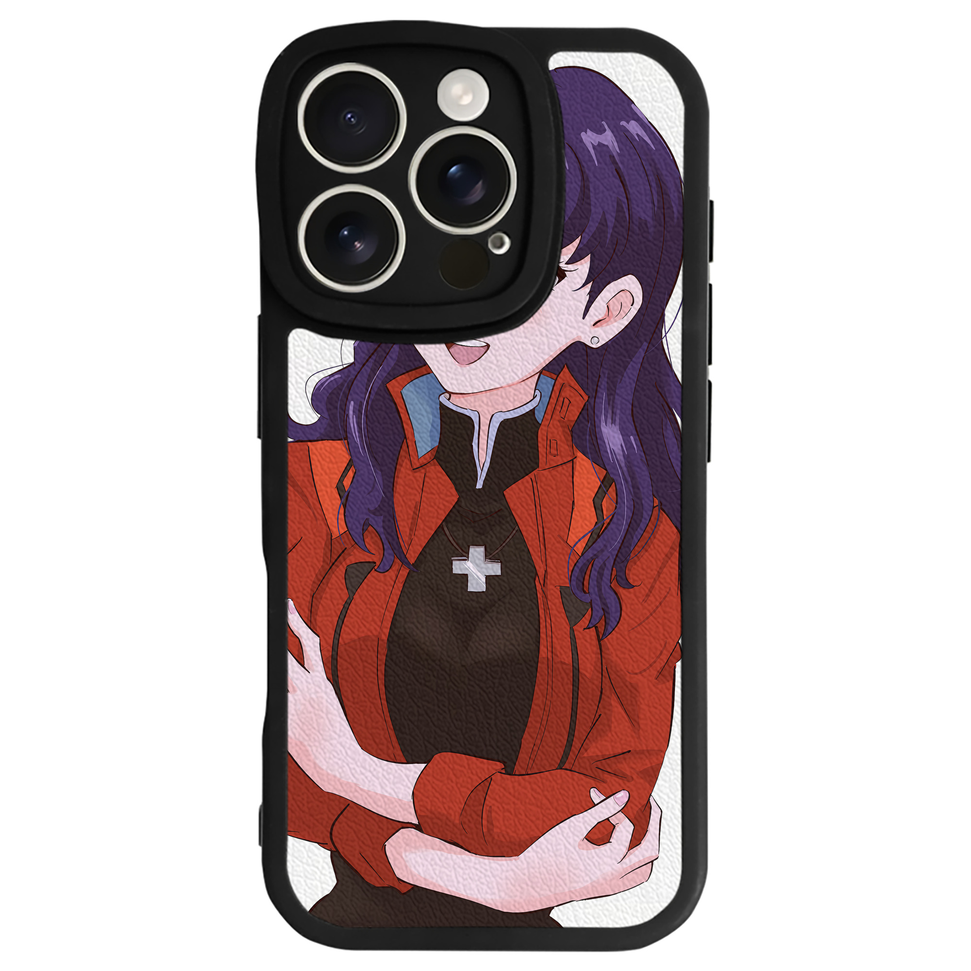 （画像用） EVA 新世紀エヴァンゲリオン 【iPhone 16シリーズ対応】シリコンスマホケース（レザー調） 材質：シリコン